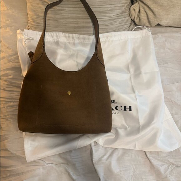 New coach 1941 Brooklyn suede shoulder bag - Picture 4 of 6